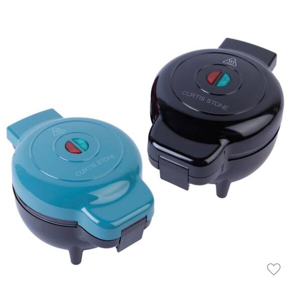 Curtis Stone 2-pack Pie and Bundt Makers with Gift Boxes black and aqua - Picture 1 of 6